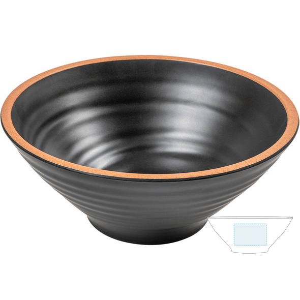 Melamine Zwarte Kommen Melamine Zwarte Kommen